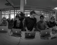 Burton Rast hosting a workshop for his teammates in the IDEO Cambridge studio