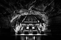 Stockholm Metro Rådhuset station by Burton Rast